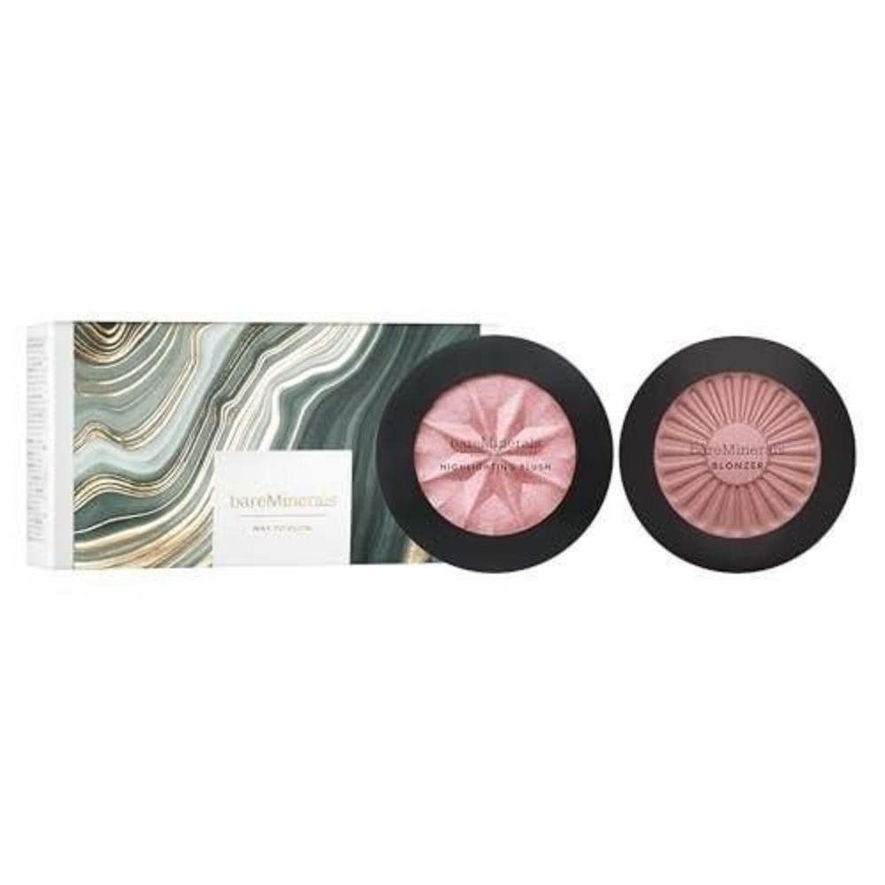 BareMinerals Way to Glow GEN NUDE Cheek Duo Blush & Highlighter (Retail $58)